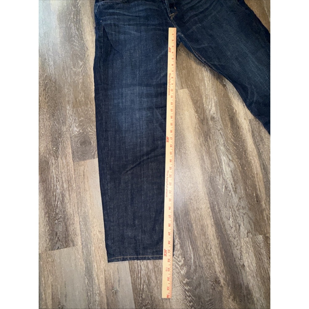 Hudson Blue Denim Jeans Men's Size 38 Button Fly Made In USA - Picture 11 of 14